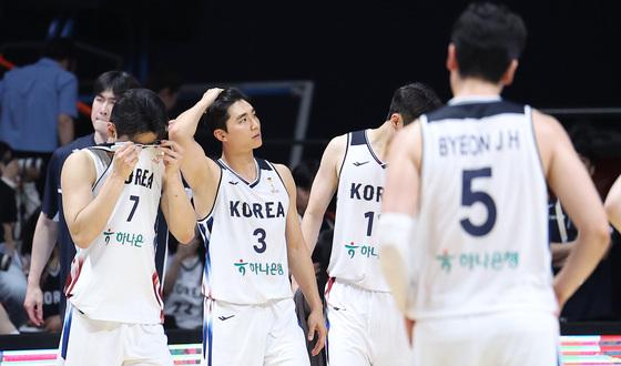 역전패 당한 대한민국 농구 대표팀