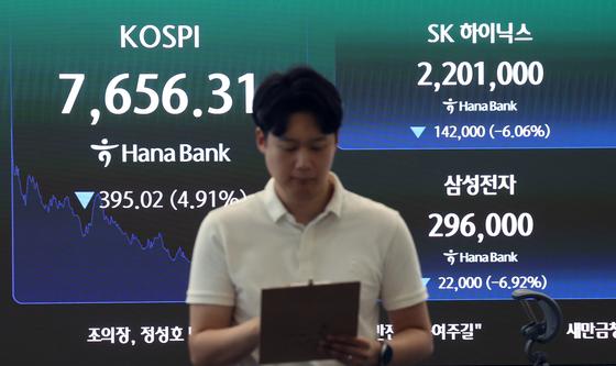 코스피 '검은 화요일'
