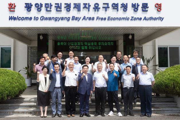 광양경자청, 중국 과학자기업가협회 초청 산업 현장 시찰