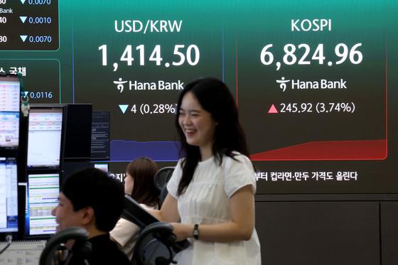美 CPI 예상 부합…달러·원 환율 1413원대 하락