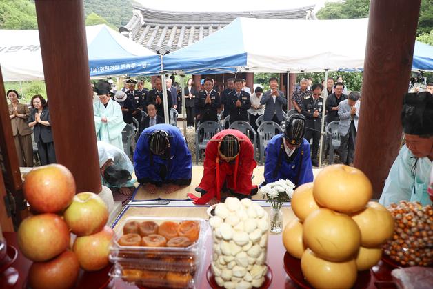 "임진왜란 때 호남을 지킨 웅치전투"…진안군 추모제 봉행