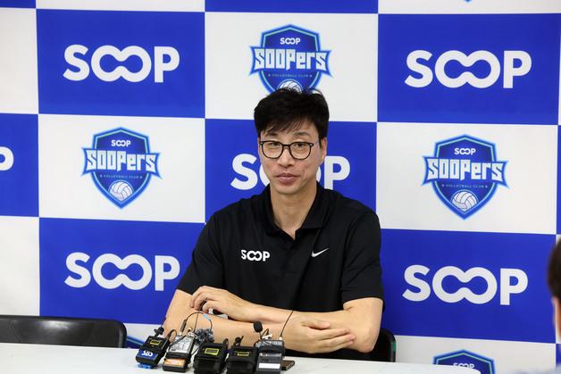 여자배구 SOOP 수퍼스 3일 전남광주염주체육관서 창단식