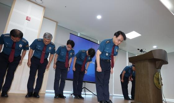 실종사건 허위 종결 사태에 고개 숙인 제주경찰청장