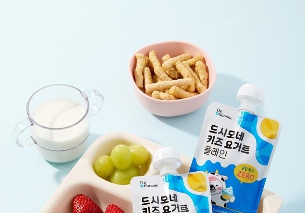 "국산 원유 93%"…헥토 '드시모네 키즈 요거트' 현대百 식품관 입점