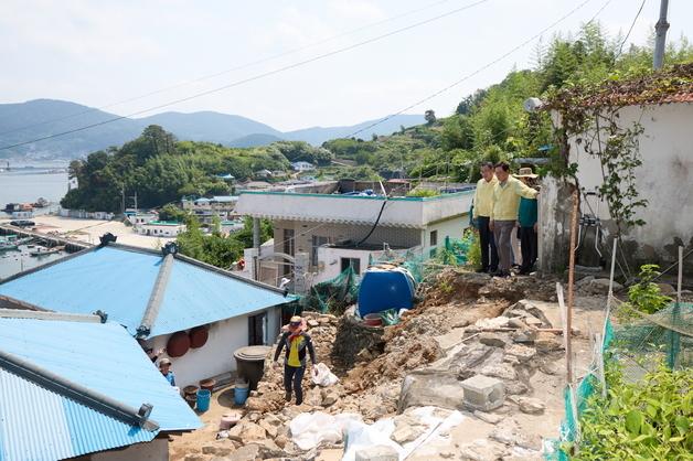 수해 피해 거제·통영서 오늘부터 정부 중앙합동조사 실시