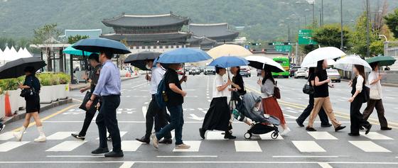 비내리는 서울