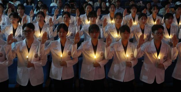 “생명 존중 간호인 되겠다”…간호사관학교 생도 84명 나이팅게일 선서