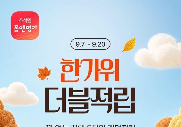 홈앤쇼핑, 추석 맞아 쇼핑 혜택 확대…할인·적립에 경품까지