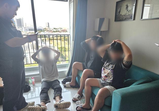 파타야에 콜센터 차리고 '노쇼 사기'…조직원 10명 검거
