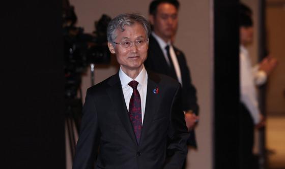 시상식 참석하는 조희대 대법원장