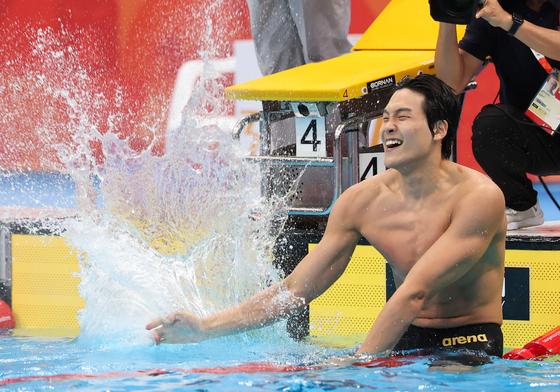 [뉴스1 PICK] 김영범, 자유형 50m 대회 신기록…한국 수영 첫金