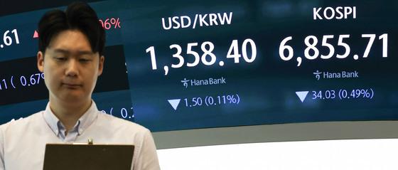 분기말 네고에 환율 1350원대로…강달러·중동 불안은 하단 지지