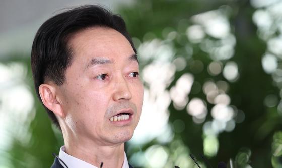 지명 소감 밝히는 김지용 중수청장 후보자