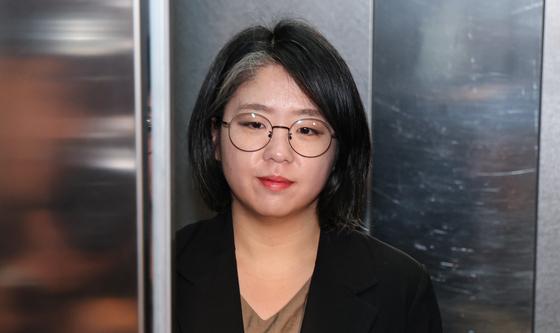 출근하는 용혜인 장관 후보자
