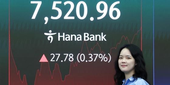 대통령 메시지에 삼성전자 상승 전환…코스피 7520선 회복