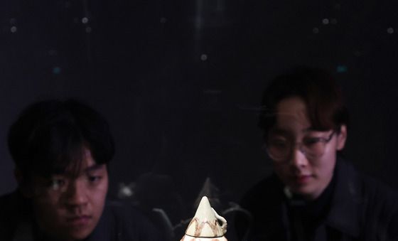 이것이 국보 '청자 동화연화문 표주박모양 주전자'