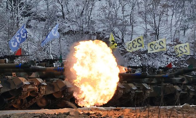 K1A2 전차의 엄청난 화력