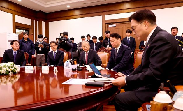 '국회의장·경제4단체 비상간담회'
