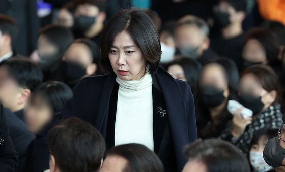 합동 추모식 참석한 허은아 개혁신당 대표