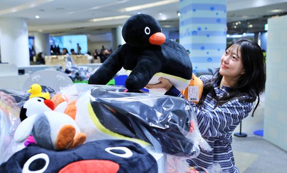 롯데백화점 잠실점 '핑구' 팝업스토어 오픈