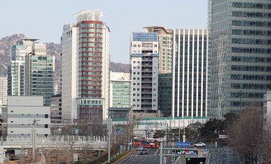 한산한 서울 도심