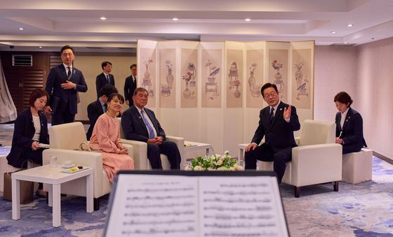 문화공연 관람하는 한일 정상