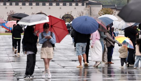 가을비 내리는 서울