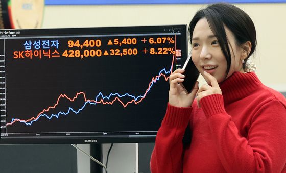 미국발 AI 훈풍에 삼성전자·하이닉스 급등