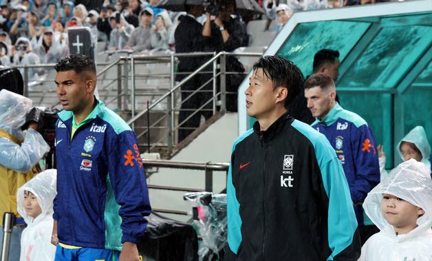 'A매치 최다 출전 137경기' 손흥민, 브라질전 선발 출격