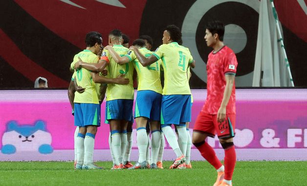 이른 시간에 선취골 넣은 브라질