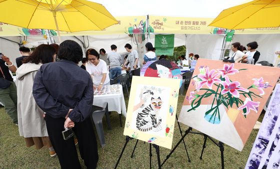 발달장애인들이 그린 예술 작품