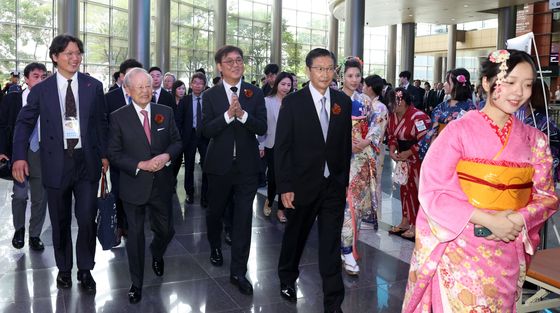 한일축제한마당 참석하는 최휘영 장관