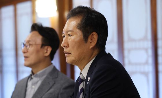 고위당정협의회 참석한 정청래 대표