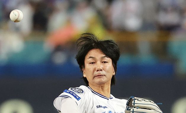 이철민, 삼성의 승리 기원 시구