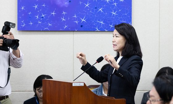 [국감] 국회 과방위 국감 출석한 이진숙 전 방통위원장
