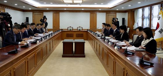 치안·안전 관계장관회의 주재하는 김민석 국무총리