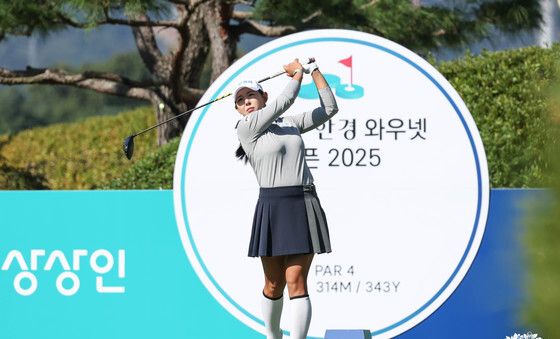 티샷 치는 박보겸