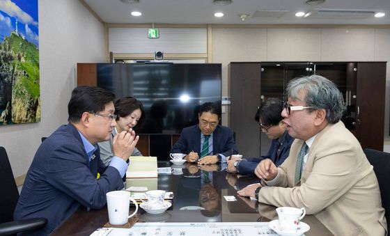 김성환 장관, 글로벌녹색성장기구 사무총장 면담