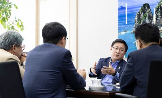 김성환 장관, 글로벌녹색성장기구 사무총장 면담