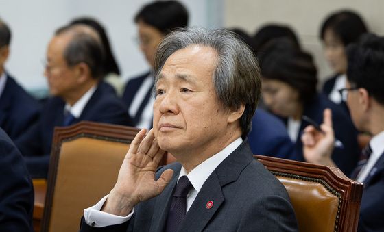 [국감]감사 출석한 정기석 국민건강보험공단 이사장