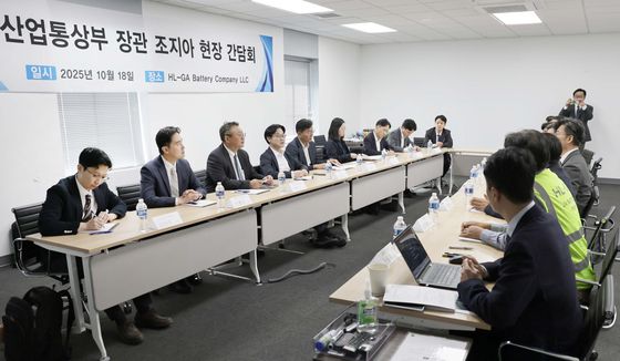 김정관 장관, 미국 조지아주 LG에너지솔루션 배터리 공장 건설 현장방문