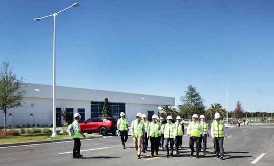 김정관 장관, 미국 조지아주 LG에너지솔루션 배터리 공장 건설 현장방문