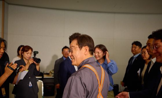 이재명 대통령, 경주 APEC 홍보영상 촬영