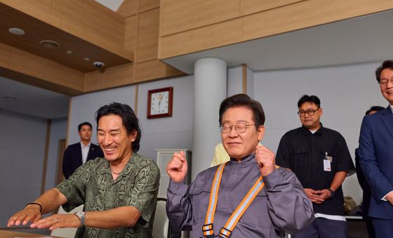 대통령실, 이재명 대통령 경주 APEC 홍보영상 촬영 현장 공개