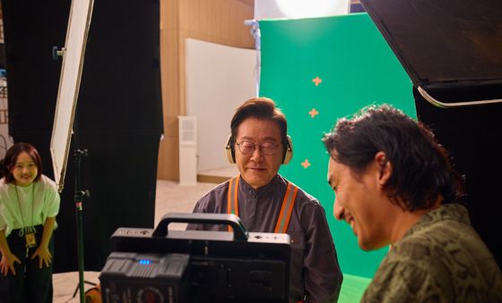 이재명 대통령, 경주 APEC 홍보영상 촬영