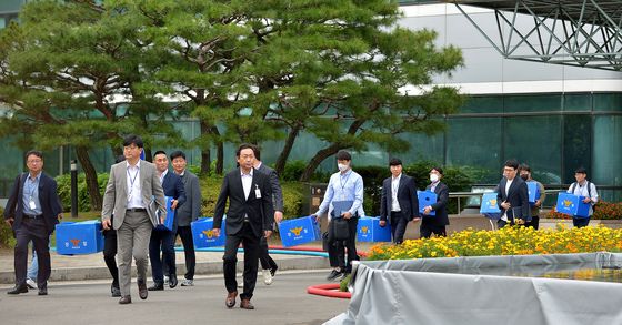 대전 국정자원 압수수색 마친 경찰
