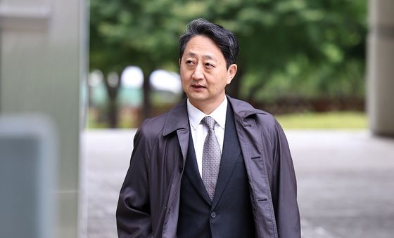 증인신문 출석하는 안덕근 전 산업부 장관