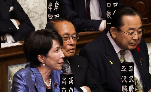 [포토] 총리 선거 앞둔 다카이치 자민당 총재