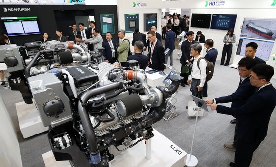 국제조선 및 해양산업전 개막…해양 신기술 한자리에