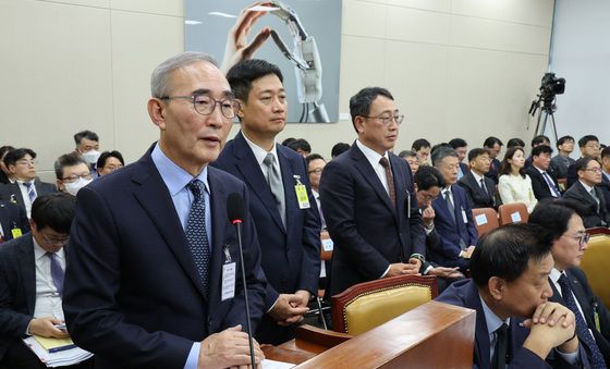 [국감]해킹 사태 관련 증인 출석한 통신3사 CEO